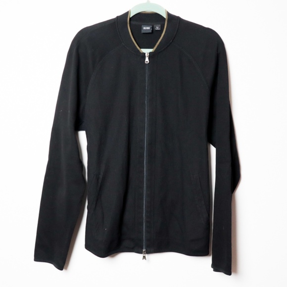 Hugo Boss Other - Hugo Boss | Ribbed Full Zip Sweater